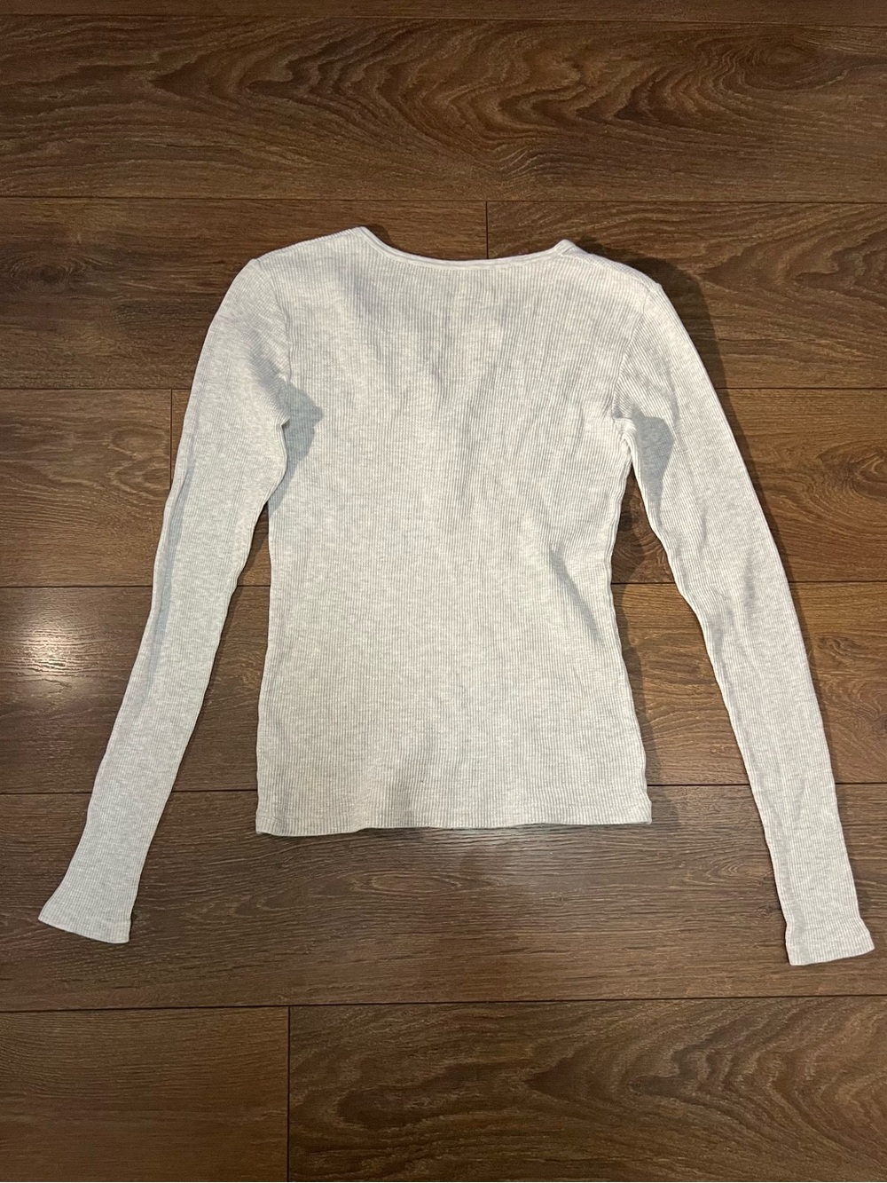 Brandy Ribbed Henley Top - Picture 4 of 4